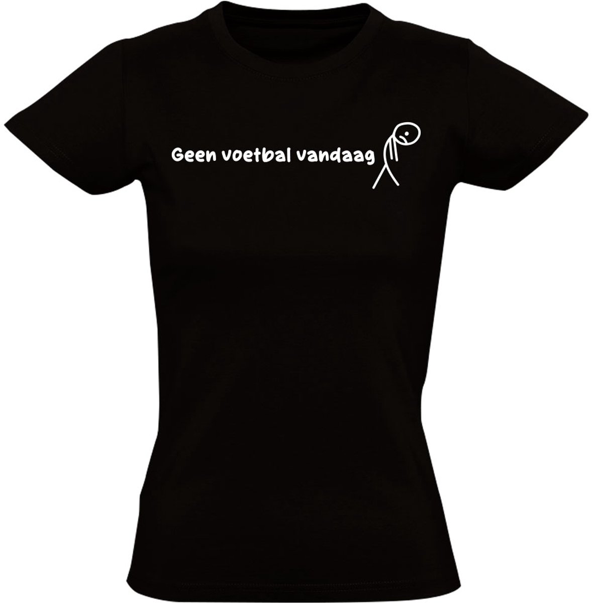 Geen Voetbal Vandaag Dames T-shirt - sport - tv kijken - shirt