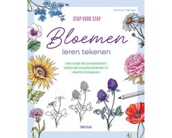 Deltas Stap voor stap bloemen tekenen