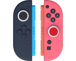 ProFPS Joy-Con Silicone Hoesjes + Thumb Grips geschikt voor Nintendo Switch 2 – Anti-Slip Silicone Bescherming & Comfortabele Grip - Softcase Beschermhoes - Dock Compatible - Zwart/Rood