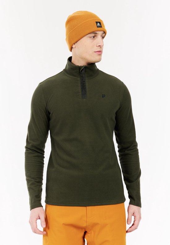Protest PRTReperfecto – Haut zippé 1/4 pour homme – Vert chou frisé