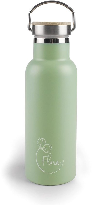 Roestvrijstalen drinkfles - dubbelwandig - 0,50/0,75 liter - BPA-vrij