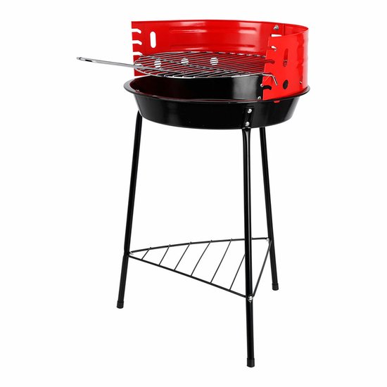 BBQ barbecue half open 33cm verstelbaar