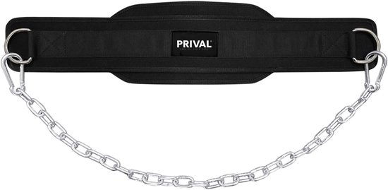 Ceinture De Musculation Coton Noire Pour Tractions Et Dips - Sangle De Charge 85x17 Cm, Sans Marque