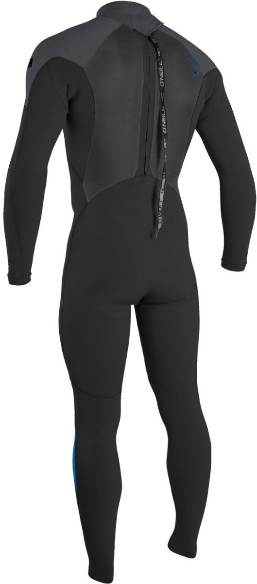 2025 O'Neill Heren Epic 3/2mm Rug Ritssluiting Wetsuit - Black /