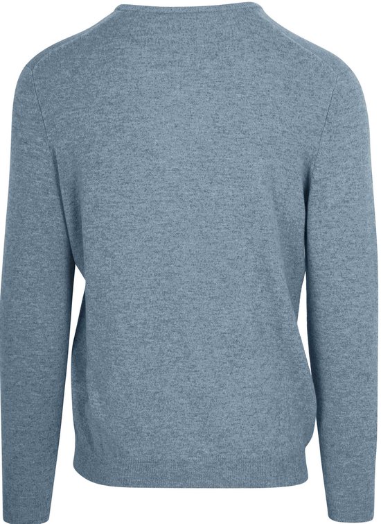 Pull Steppin' Out col V en laine mérinos Blue ciel - Taille S - Homme - Pulls