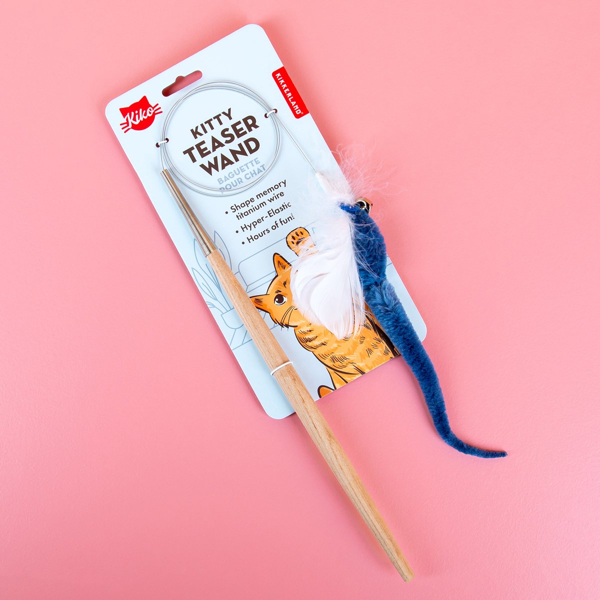 Kattenspeeltje met handvat van Kikkerland