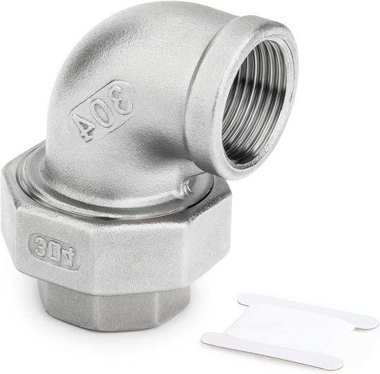 Inovra Plus - 2-delige set 1/4" BSP gegoten elleboog vrouwelijke
