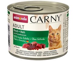 Animonda Carny Adult - Rund met Hert en Koebes - 200 g