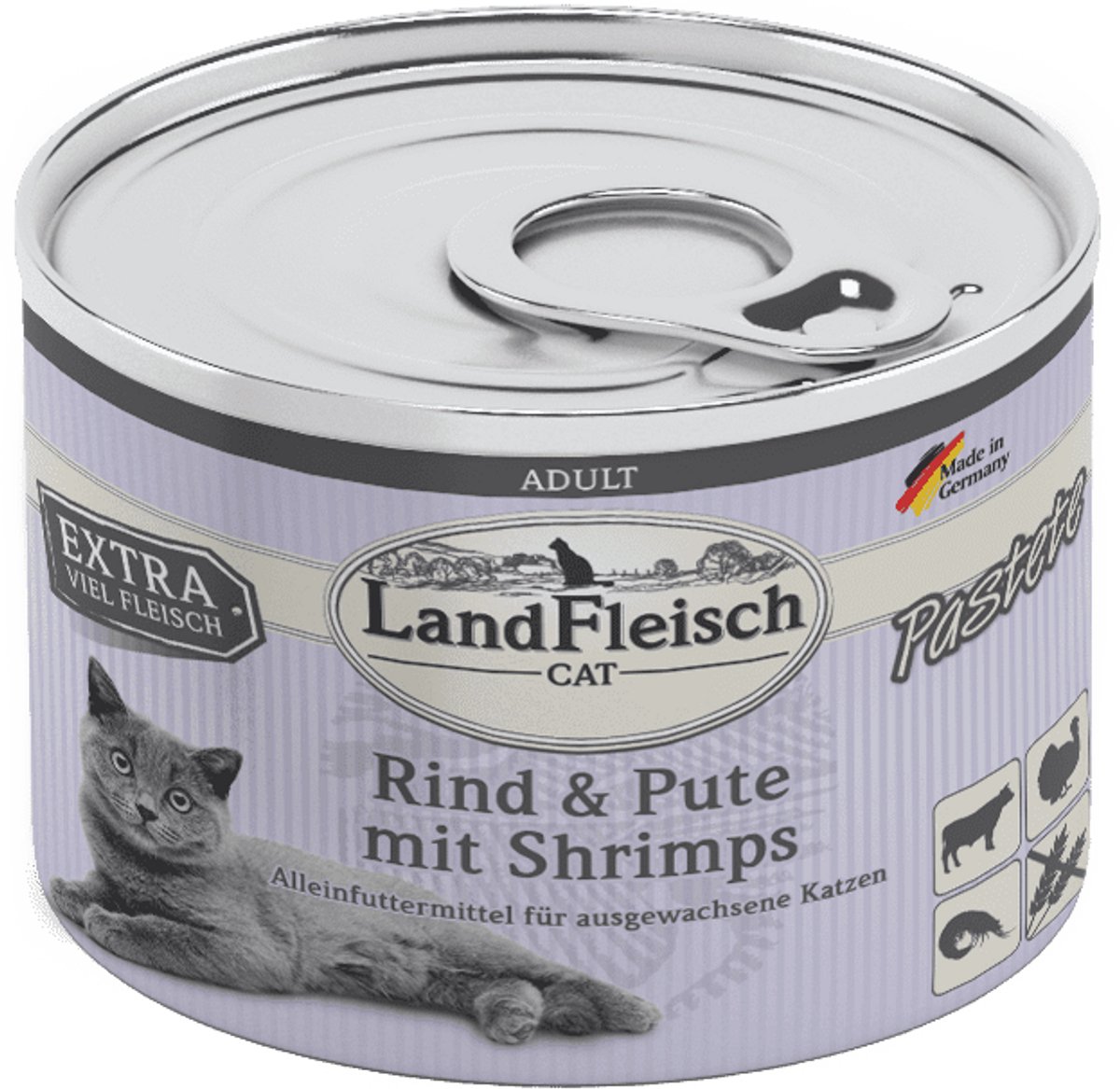 LandFleisch Landfleisch Katten Pas. 6x195g - Rundvlees, Kalkoen & Garnalen