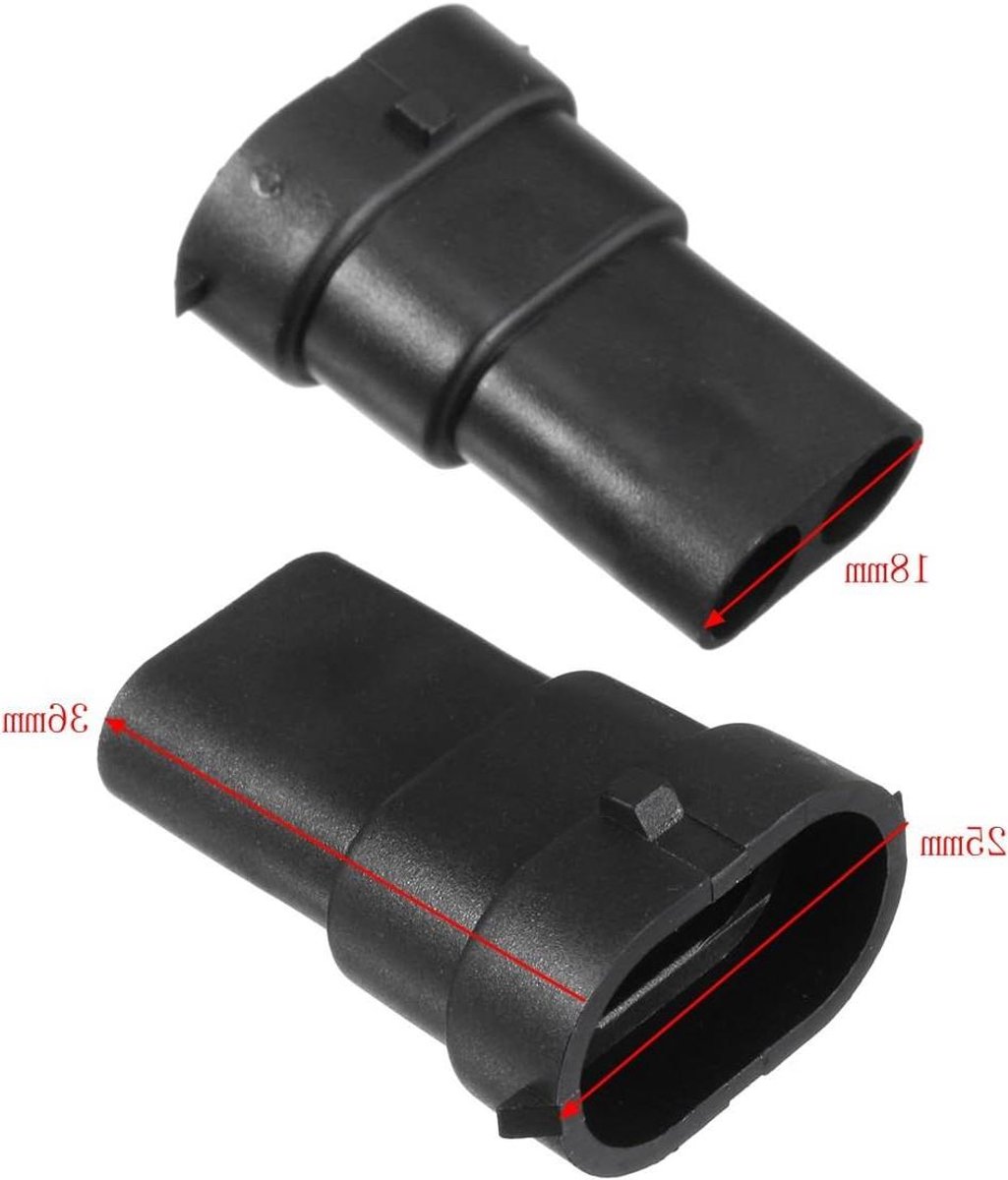 Inovra Plus - 2-pack Vrouwelijke Bulb Terminals Stekkerset voor H11 880 881 - Auto Licht Accessoires