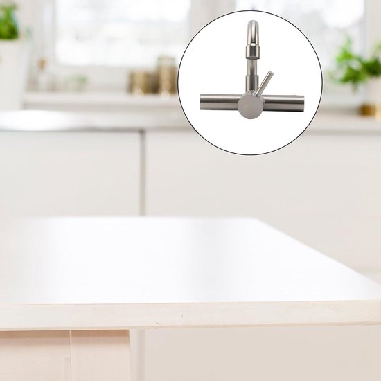 Wandmontage Badkamer Wastafel Kraan Enkel Handvat Messing Vanity Tap