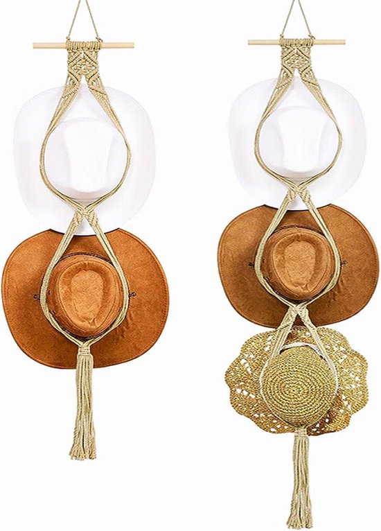 2 Hangende Manden Macramé 2 Hangende Manden Macramé