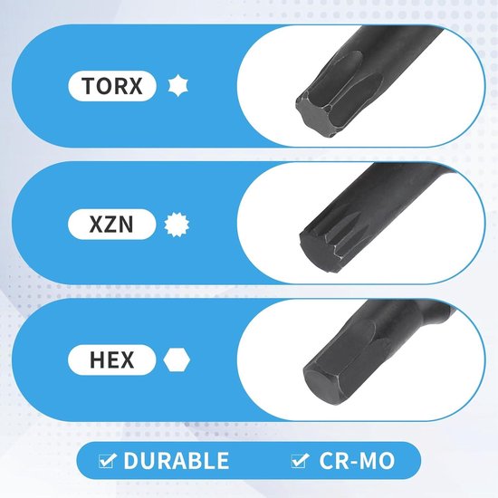 CCLIFE M14 M16 M18 Kraft XZN Bit Satz 1/2 Innen Vielzahn Nuss Steckschlüssel Schlagschrauber