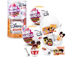 foto van Verpakking met 2 capsules met Mini Brands Create Disney Snacks Serie 1 Capsule van ZURU