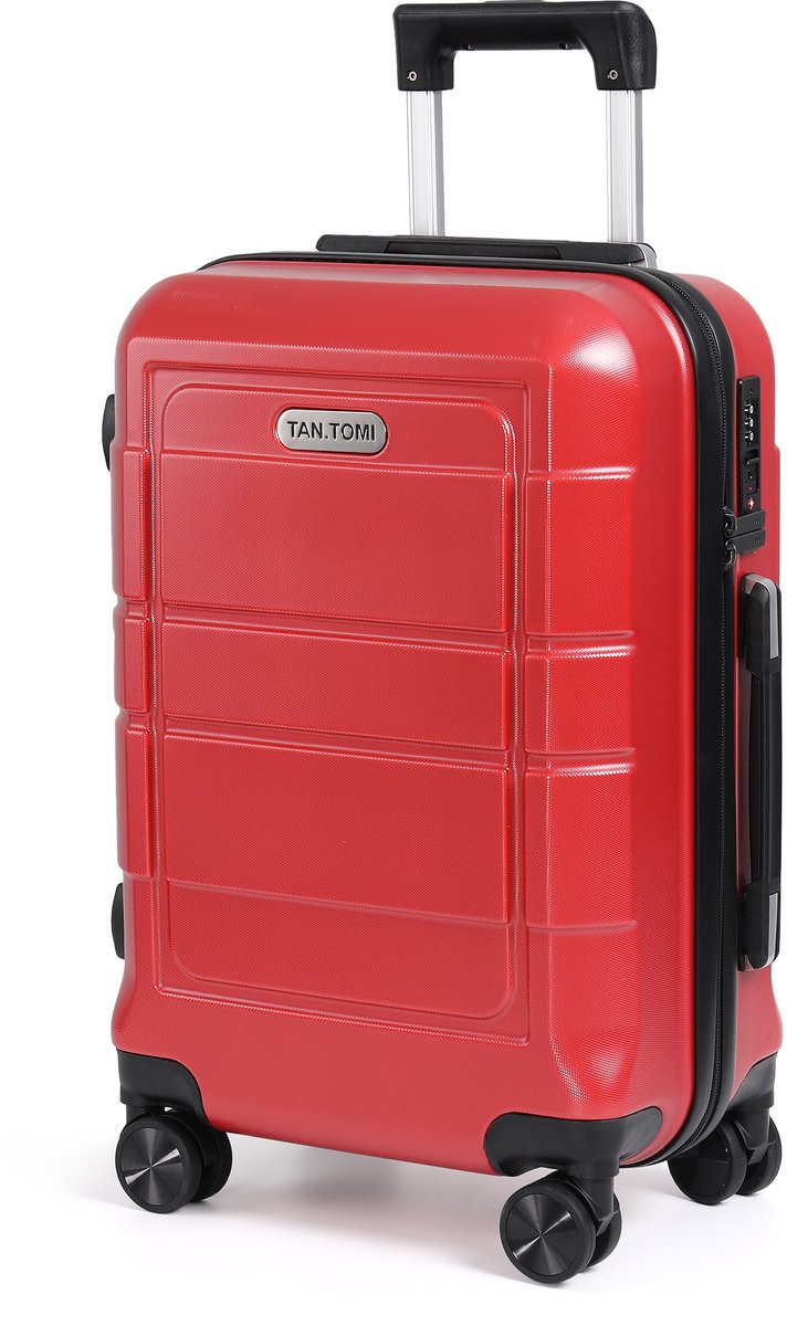 TAN.TOMI Reiskoffer 41L - Harde Koffer - Handbagage & Ruimbagage - Trolley Koffer met 4 Wielen en Cijferslot - Lichtgewicht & Stevig
