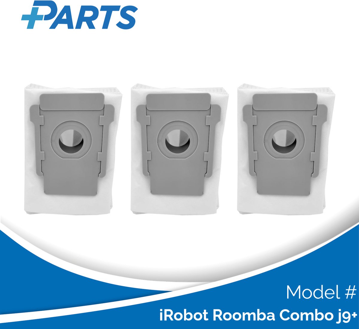 Plus.Parts iRobot Roomba Combo j9+ Stofzakken (3 Stuks, Plus.Parts® alternatief voor 4626194 / 4640235) Overig