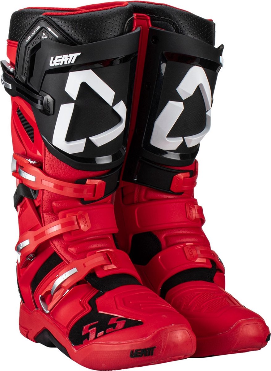 Leatt 5.5 FlexLock Zwart Rood Crosslaarzen - Laars