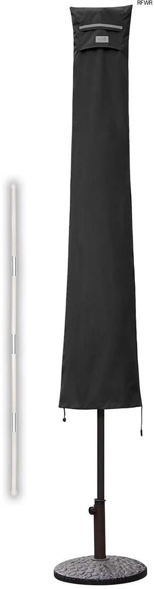 RFWR Beschermhoes voor parasol - Geschikt voor diameter 350 cm - Duurzaam en waterdicht Black