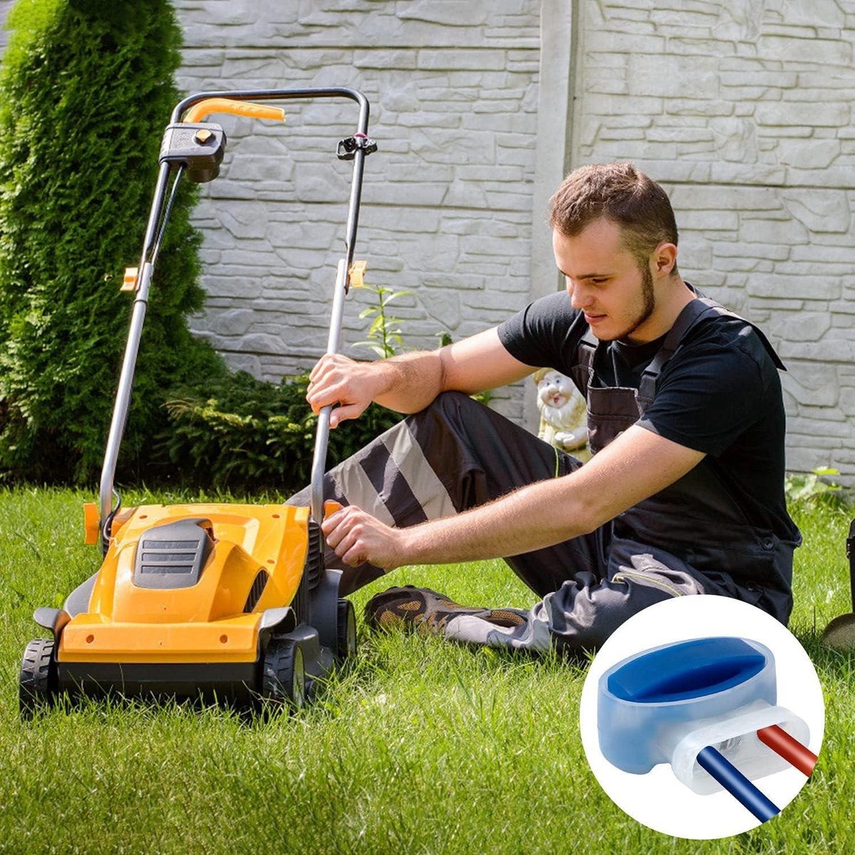 Afbeelding 3 van Allecto Plus - Kabelverbinders voor robotmaaier - Waterdichte kabelklemmen - Gelvulling - Tuin & Outdoor - Auto - 20 stuks