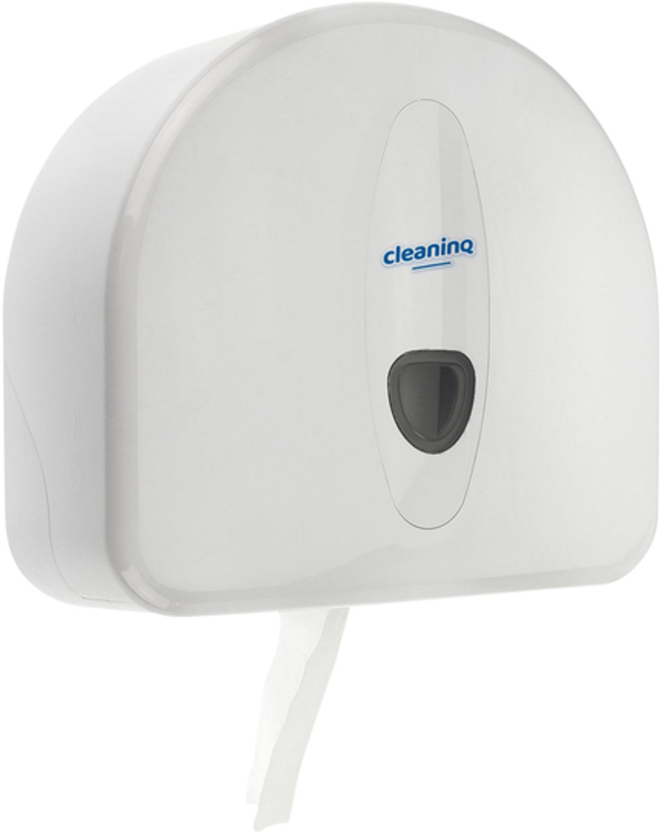 Toiletpapierdispenser cleaninq jumbo groot wit