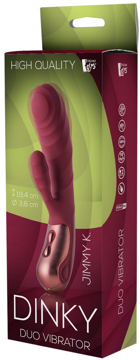 Goedkoopste Dream Toys Vibrator Love Toy Dinky Duo Vibrator Jimmy K. Paars