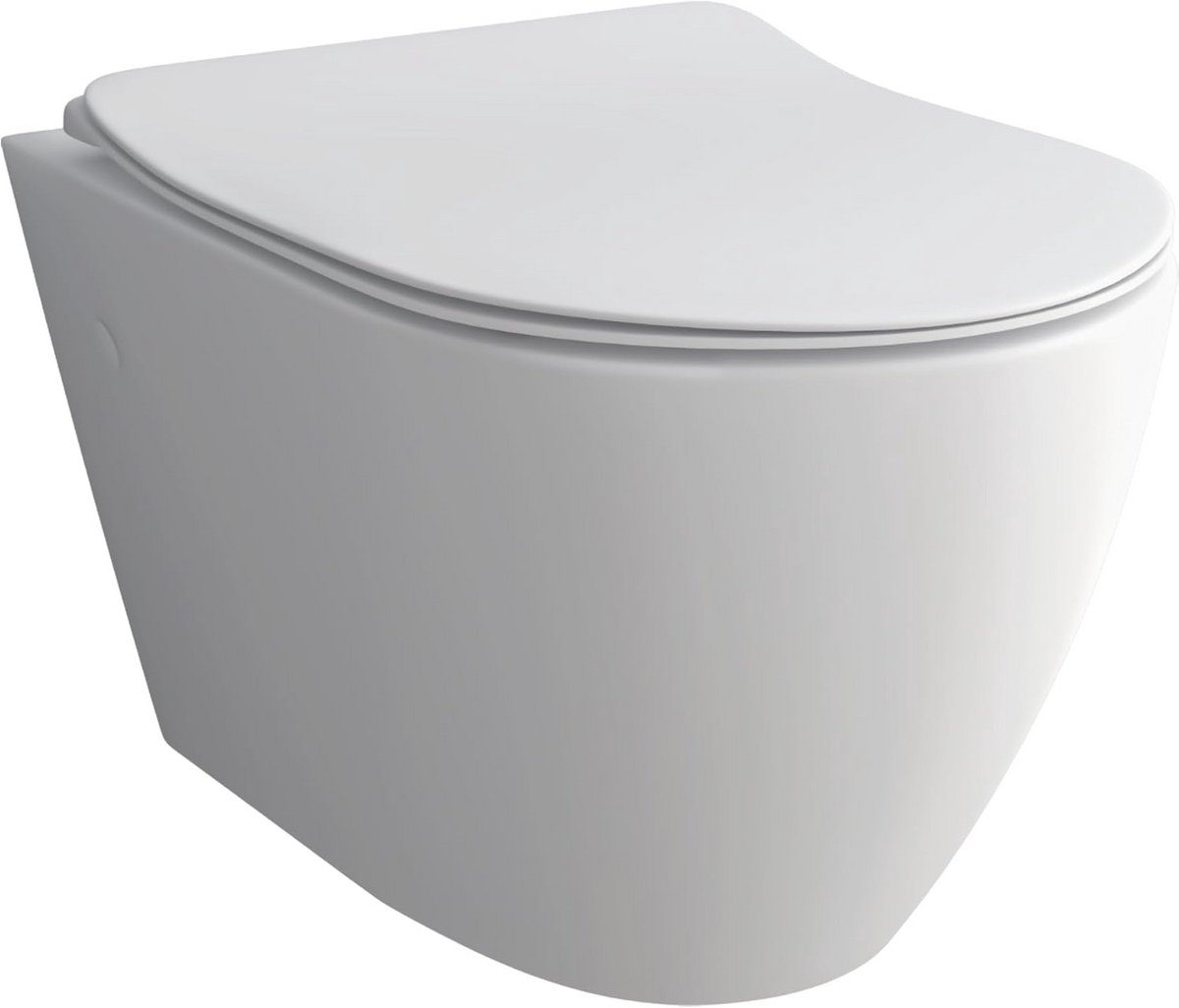 Spoelrandloos Diepspoeltoilet - Hoogwaardig Sanitair Keramiek met Softclose Wc-Bril - Hygiënisch en Onderhoudsvriendelijk