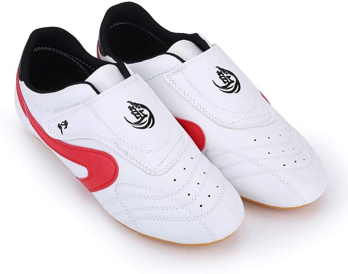 Allecto Plus Dikke Antislip Zolen met Goede Elasticiteit Unisex Taekwondo Boksen Kung Fu Tai Chi Sportschoenen voor Kinderen en Volwassenen 32 EU Sportschoenen met Goede Prestaties en Accessoires Hot (32)