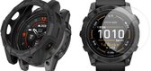 Protection d'écran Strap-it Garmin Epix Pro 51 mm (Glas) + coque robuste en TPU (Zwart) - Glas et coque de protection
