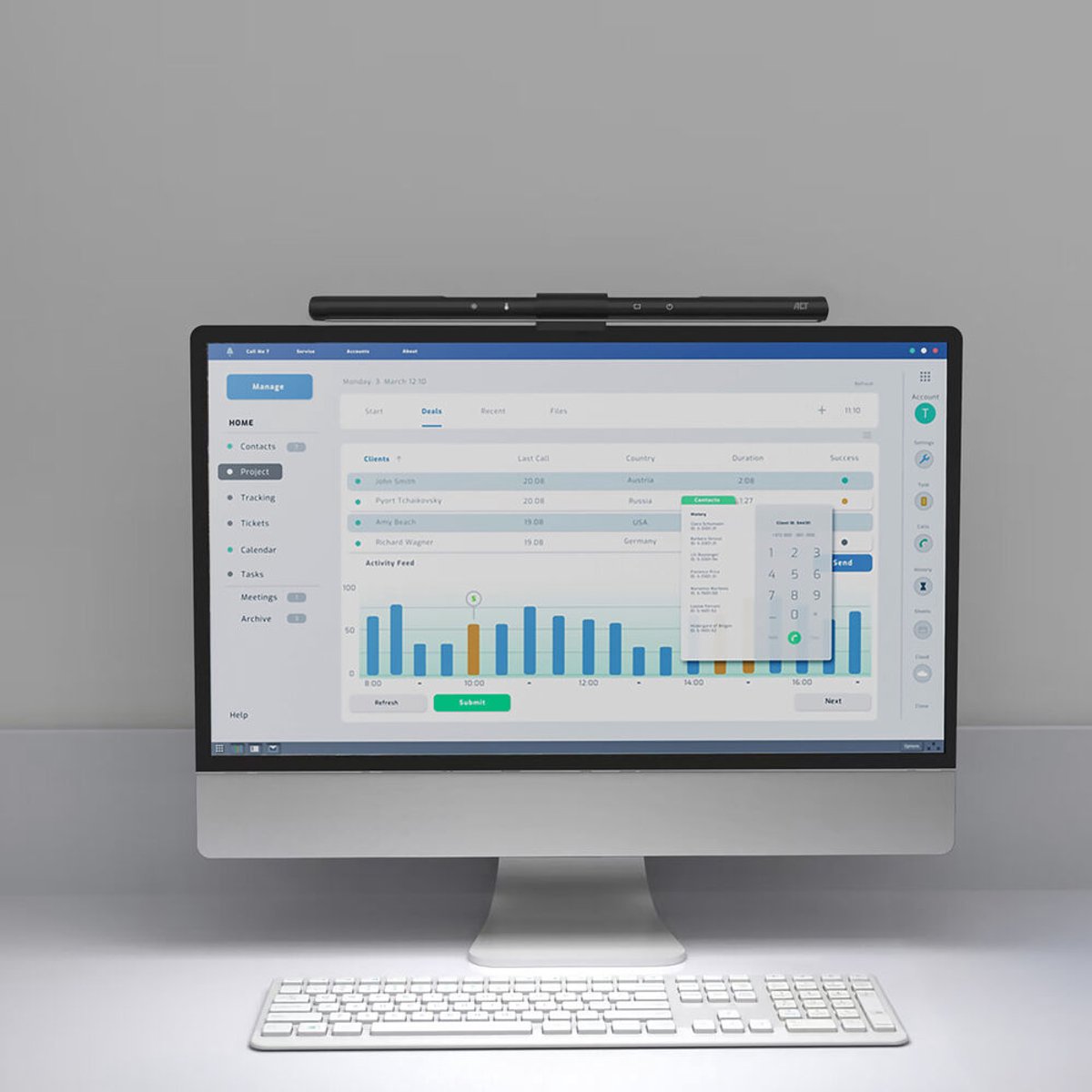 ACT Monitor ledlamp, dimbaar, voeding via USB AC8055 thumbnail 5
