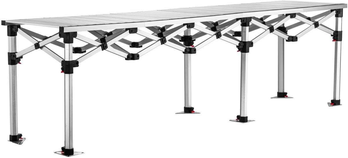 Easy Up Tafel 230 cm aluminium Grizzly Outdoor