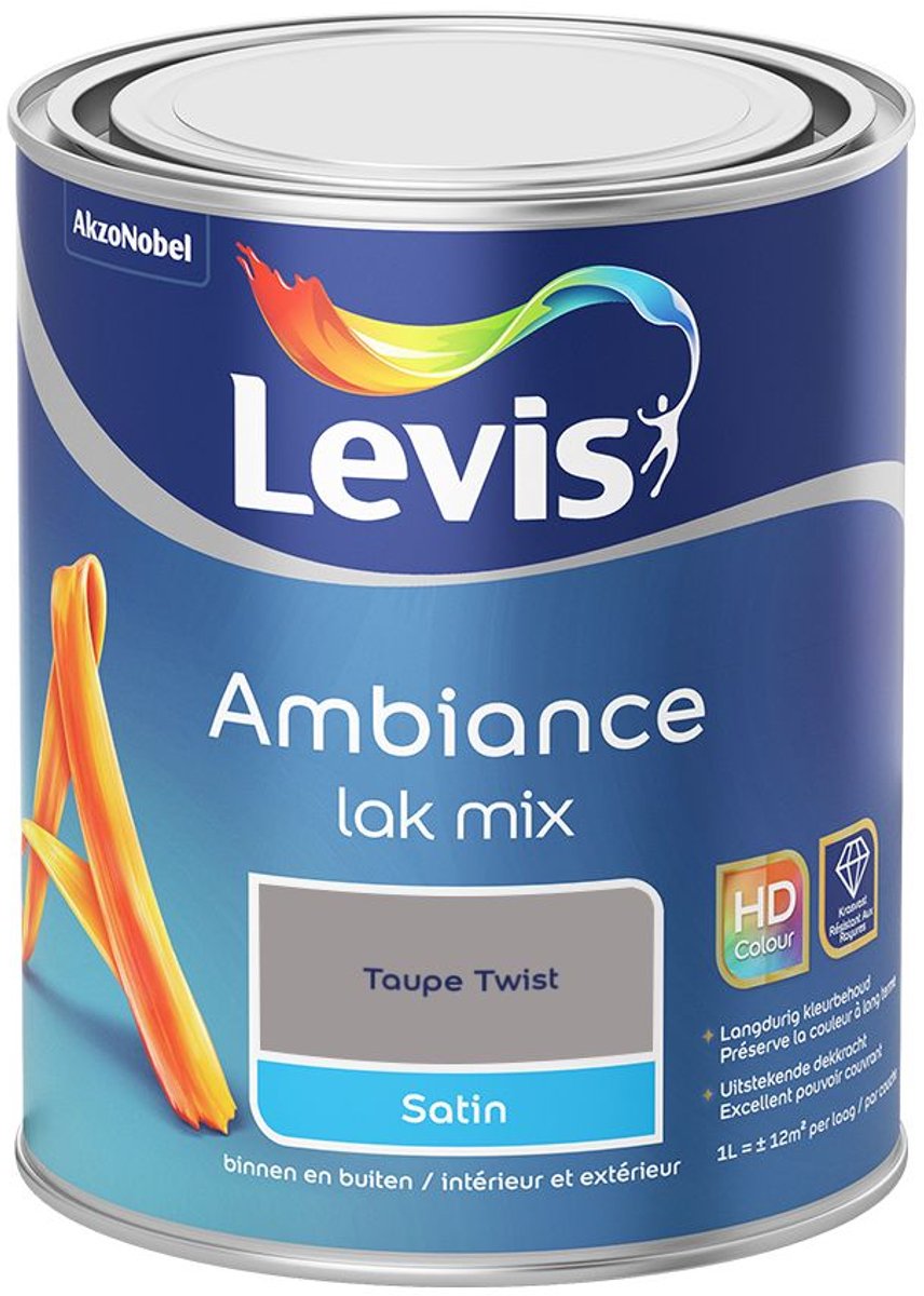 Levis - Ambiance Lak Satin Mix - Taupe Twist - Mengverf - 1 L