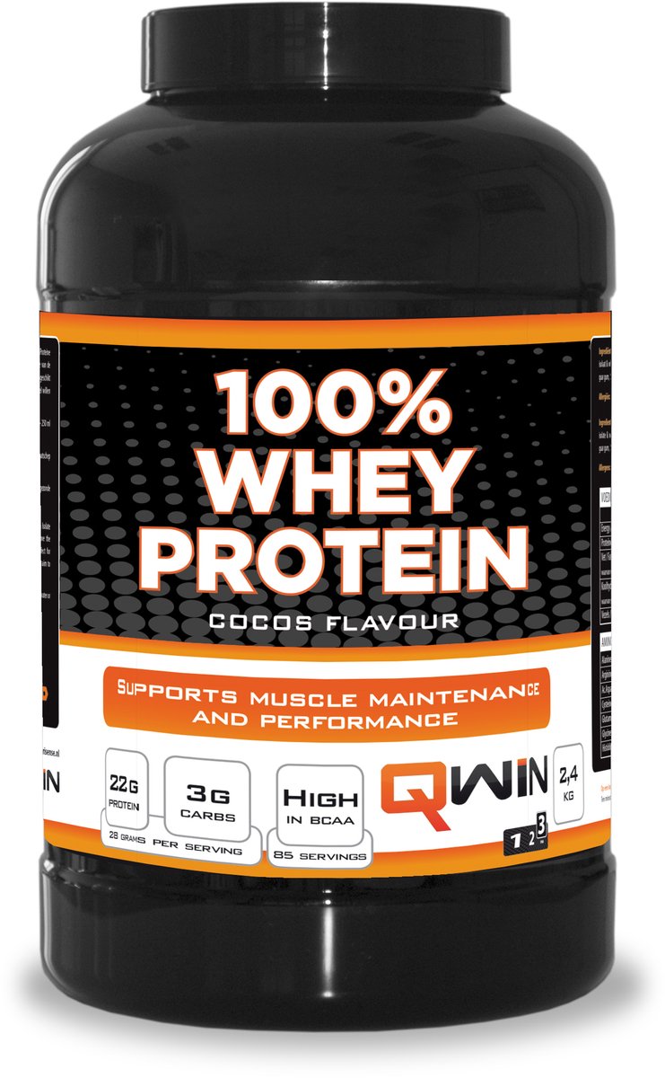 Goedkoopste QWIN 100 Whey Protein Cocos - 2400 g