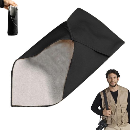 Magische Wrap - 35*35cm - Opvouwbare Doek - Magic Cloth - Opvouwbare Beschermhoes - Camera Bescherming - Bescherming Tegen Krassen - Opbergdoek Voor Lens - Magische Zelfklevende Doek - Beschermdoek Voor Camera’S, Laptops, Smartphones En Meer