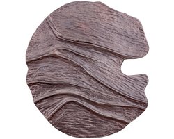 PTMD Wandpaneel Samraj - 64x2x71 cm - Aluminium - Brons