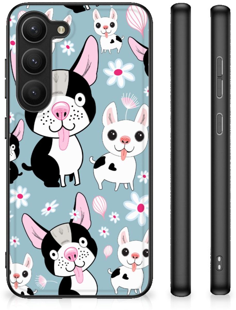 Samsung Galaxy S23 Dierenprint Telefoonhoesje Hondjes