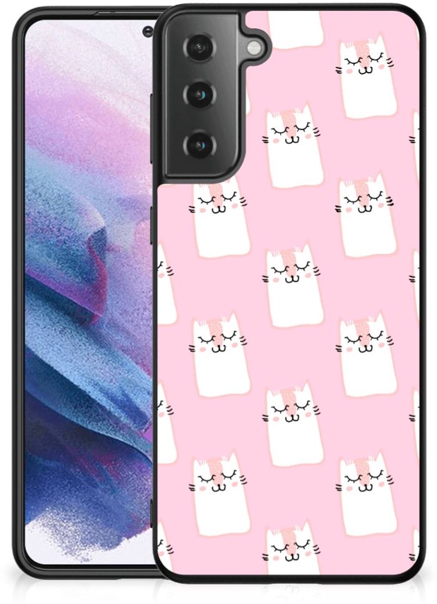 Samsung Galaxy S21 Plus Dierenprint Telefoonhoesje Sleeping Cats