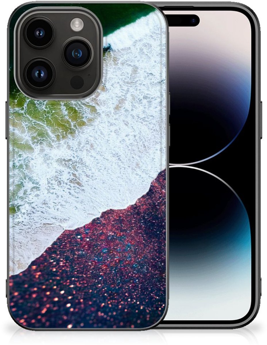 Back Cover voor iPhone 15 Pro Backcover Sea in Space