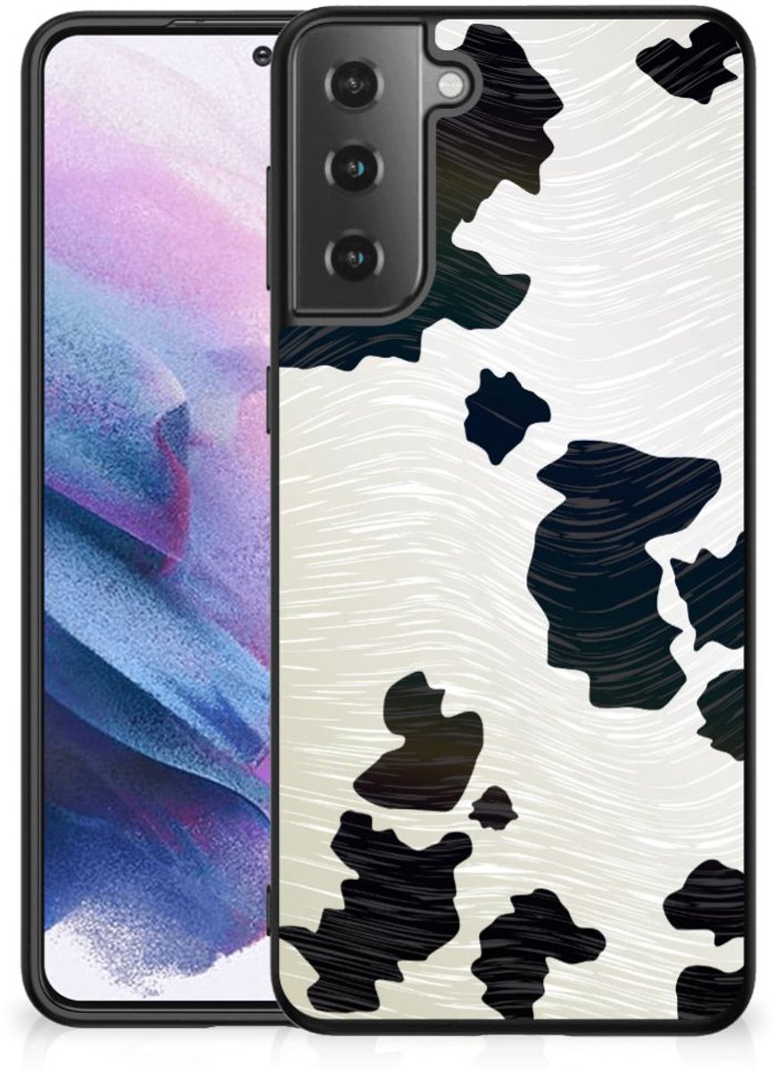 Samsung Galaxy S21 Plus Dierenprint Telefoonhoesje Koeienvlekken