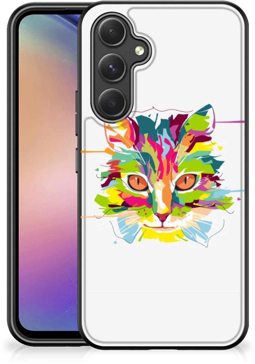 Samsung Galaxy A54 Hoesje Cat Color
