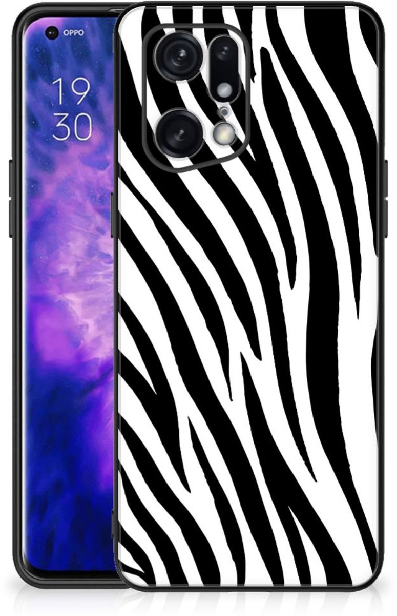 OPPO Find X5 Pro Dierenprint Telefoonhoesje Zebra