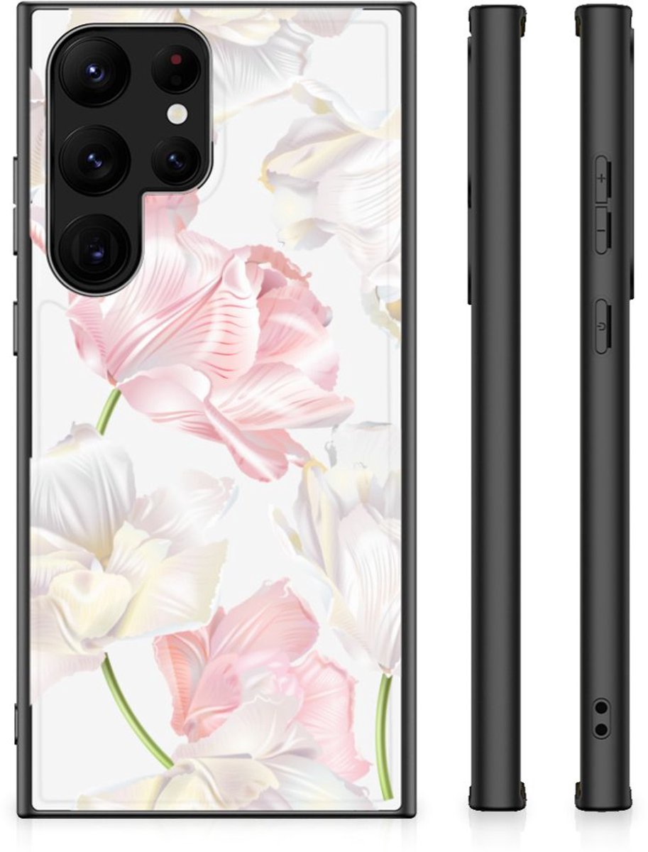 Samsung Galaxy S23 Ultra Bloemen Hoesje Lovely Flowers