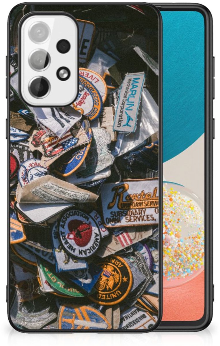 Samsung Galaxy A73 Silicone Back Case Badges
