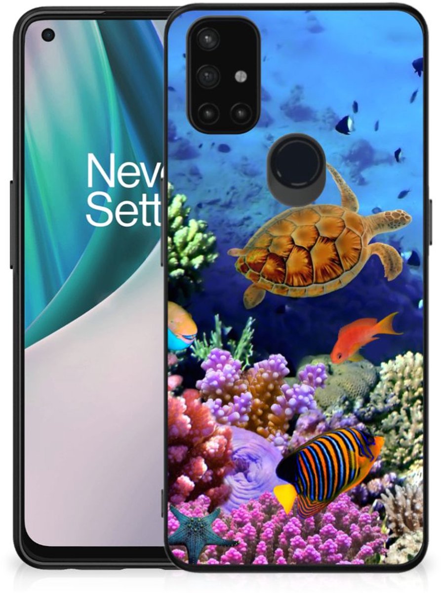 OnePlus Nord N10 5G Dierenprint Telefoonhoesje Vissen