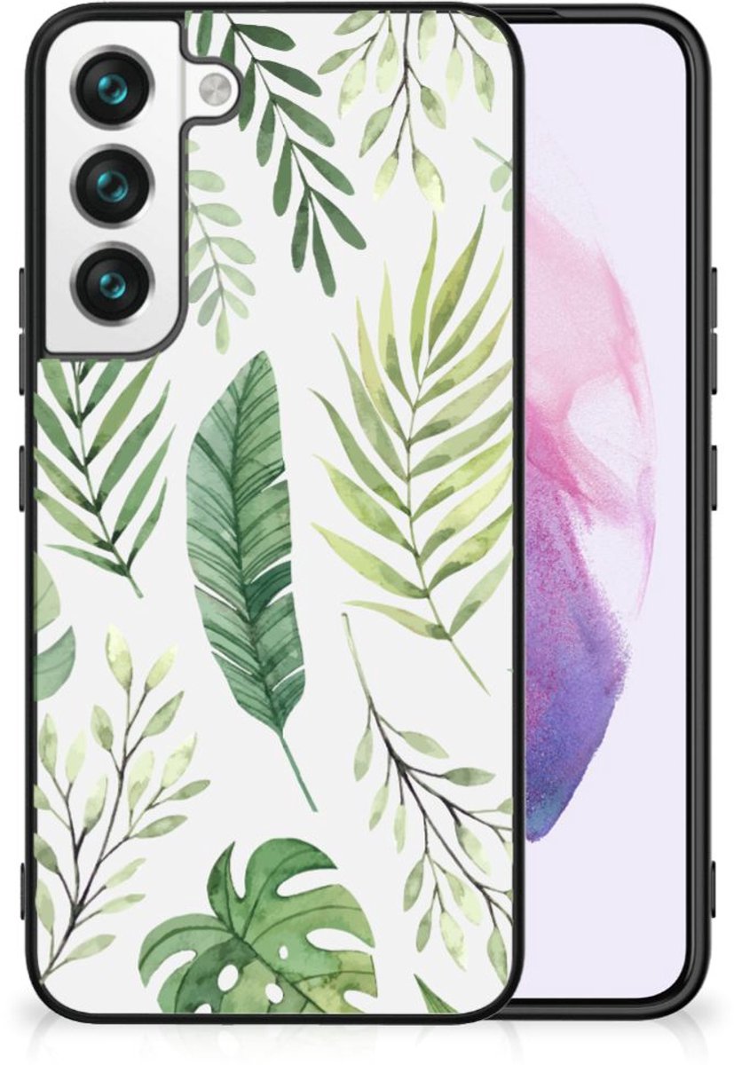 Samsung Galaxy S22 Bloemen Hoesje Leaves