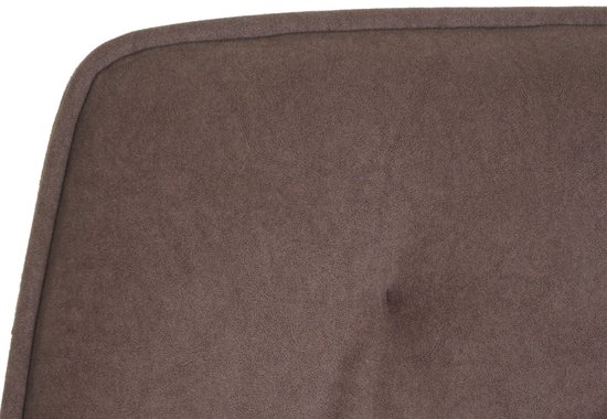 Set de 6 chaises de salle à manger MCW-L80, chaise de cuisine rembourrée avec accoudoirs, pivotante, métal tissu/textile ~ marron