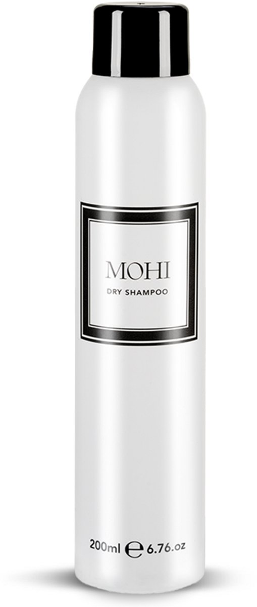 MOHI Droogshampoo Spray 200ml - Volume en Stevigheid - Geschikt voor Blond en Brunette Haar - Rijk aan Keratine en Arganolie - Vrij van Parabenen Sulfaten en Fosfaten - Snel en Effectief Haarverzorging