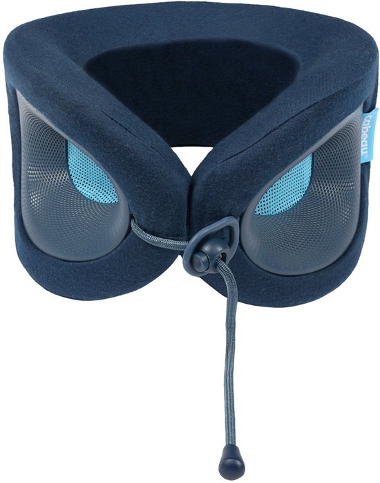 Cabeau Evolution S3 Travel Pillow - Memory Foam Airplane Pillow - Neck Pillow with Attachment Straps, Home, Office, and Gaming (Indigo