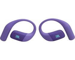 JBL Endurance Zone - Open ear Oordopjes - Oortjes Draadloos - Sport Oordopjes - Bluetooth - Sporten - Hardlopen - 32 uur - Spatwaterdicht - IP68 - Oorhaak - Paars