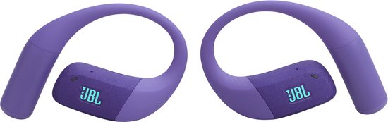 JBL Endurance Zone - Open ear Oordopjes - Oortjes Draadloos - Sport Oordopjes - Bluetooth - Sporten - Hardlopen - 32 uur - Spatwaterdicht - IP68 - Oorhaak - Paars