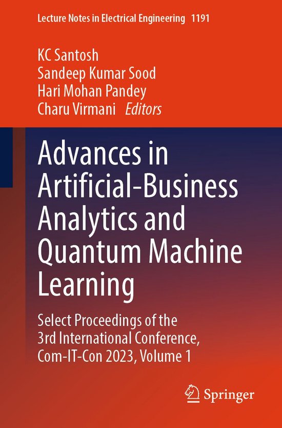 Springer Nature Proceedings Computer Science - Advances in A ... - cover